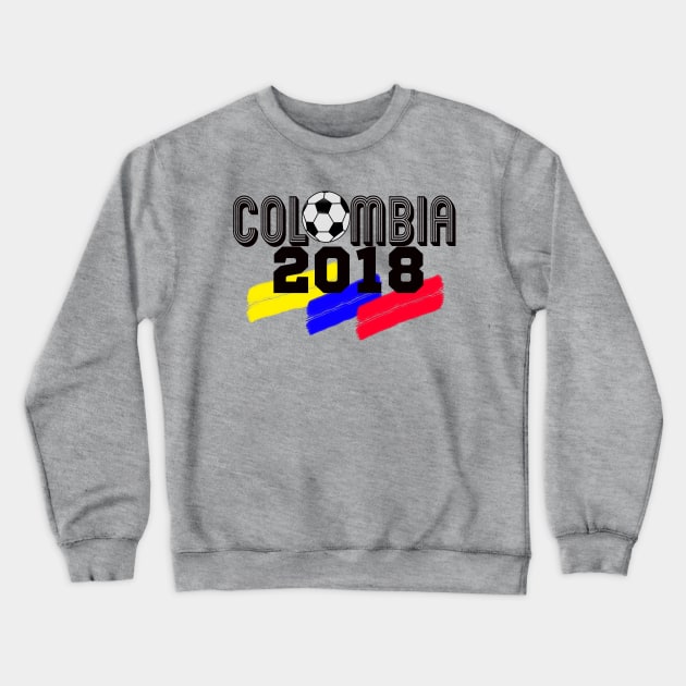 Colombia Soccer 2018 Crewneck Sweatshirt by albaley